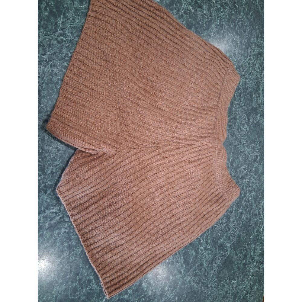 Rag & Bone Maxine Knit Shorts Ribbed X-Fine Merino Wool Lounge Sz M Quiet Luxury - Picture 9 of 11
